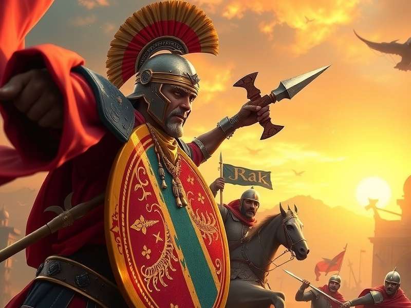 Rajput Mace Conqueror Battle Scene